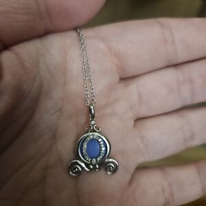 Enchanted Disney Fine Jewelry. Cinderella Carriage Sterling Silver With Diamonds
